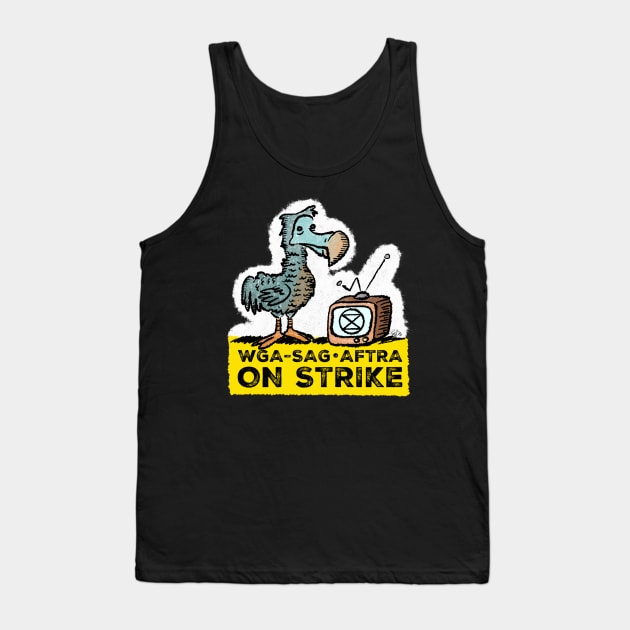 DODO WGA SAG-AFTRA on strike Tank Top by CrankyUnicorn